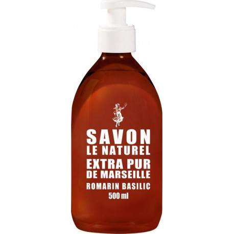 Savon Le Naturel Savon Liquide ROMARIN/BASILIC 500ml