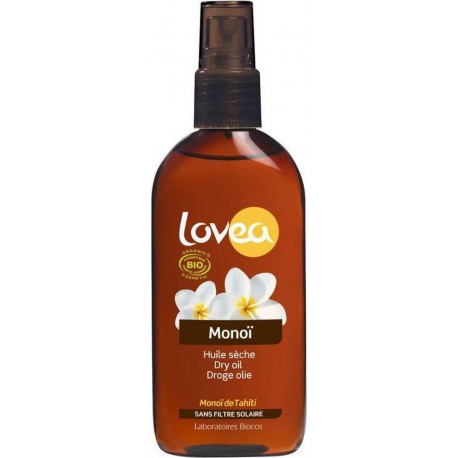 LOVEA HUILE SECHE BIO Monoï de Tahiti 125ml