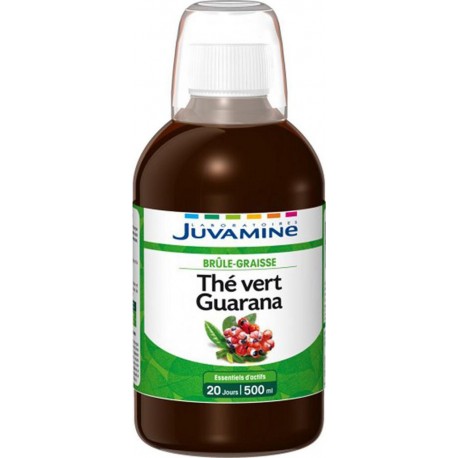 Juvamine Brûle Graisse Thé Vert Guarana 500ml (lot de 2)