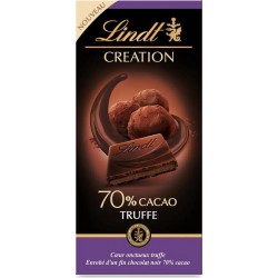 Lindt Chocolat noir Création 70% Cacao Truffe 150g