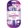 WILKINSON WILK.RASOIR QUATTRO YOU X4