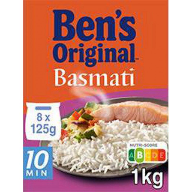 BEN'S ORIGINAL Riz Basmati prêt en 10 min 1kg pas cher 