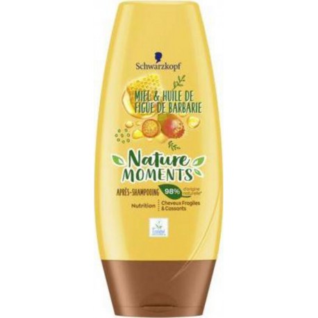 SCHWARZKOPF Nature moments - après-shampooing miel & huile de figue de barbarie 200ml