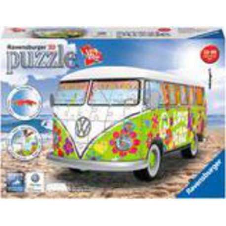 Ravensburger Puzzle 3D Combi T1 Volkswagen - Hippie Style