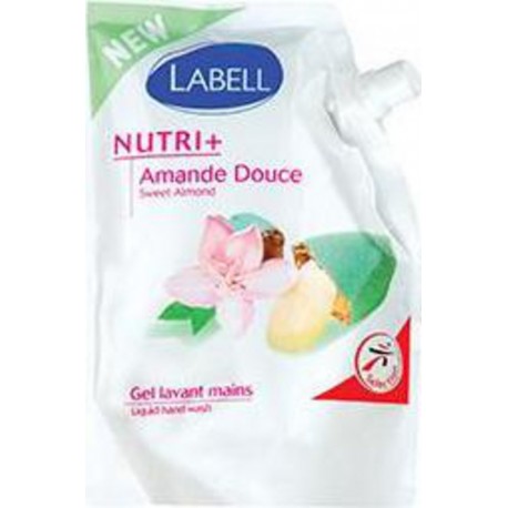 LABELL Crème Lavante à l’Amande Douche RECHARGE 500ml