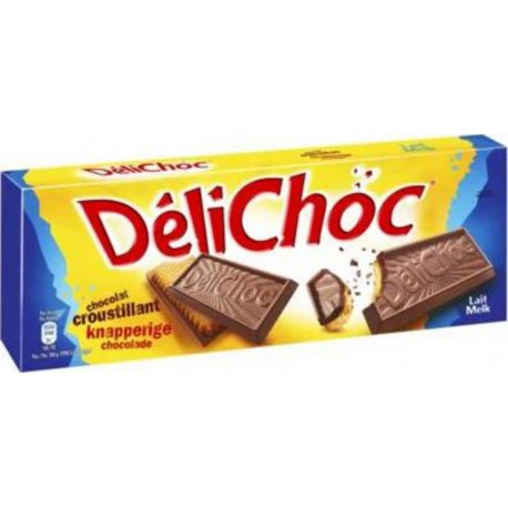 Délichoc Biscuits croustillants Chocolat au Lait 150g