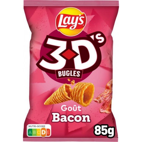 Lay's Biscuits apéritifs bacon 3D 85g