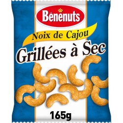 Benenuts Noix de cajou grillées à sec 165g