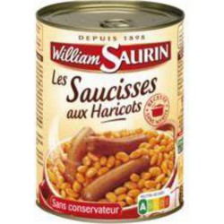 William Saurin Les Saucisses aux Haricots 420g