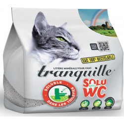 TRANQUILLE Solu WC - Litière minérale pour chats 4.4L