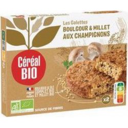 Cereal Galettes millet, boulghour & champignons bio 2x100g