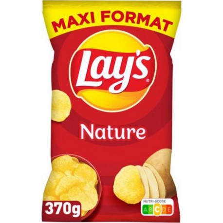 Lay's Chips nature MAXI FORMAT 370g