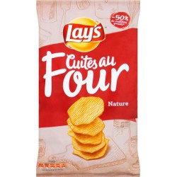 Lay's Lay’s Chips Cuites au Four Nature 130g (lot de 6)