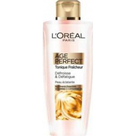 L'OREAL PARIS Lotion Visage Anti-Âge Tonique Fraîcheur Peaux Matures Age Perfect 200ml