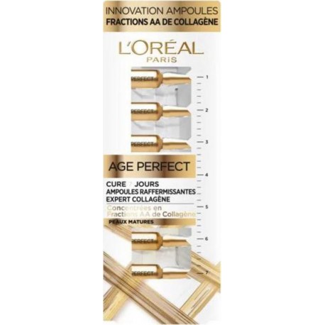 L'OREAL PARIS Soin Visage Anti-Rides 7 Ampoules Raffermissantes Age 7ml 7 ampoules 1ml