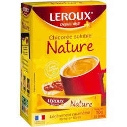 Leroux Chicorée soluble Nature 20 sticks 50g