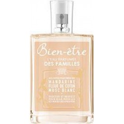 Bien-Etre Eau Parfumée des Familles mandarine, coton, musc blanc 75ml