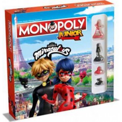 Winning Moves Miraculous, les aventures de Ladybug et Chat Noir Monopoly Junior *FRANCAIS*