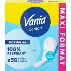 Vania Protège-Slip Normal Respirant Confort x56 MAXI FORMAT