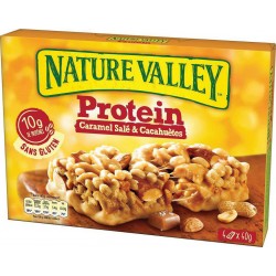 NATURE VALLEY PROTEIN BAR Caramel Salé & Cacahuètes 4X40g