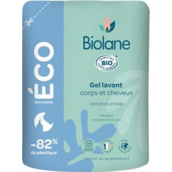 BIOLANE Recharge gel lavant corps et cheveux Bio Recharge 500ml