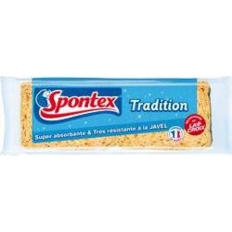 Spontex éponges végétales tradition super absorbantes x2