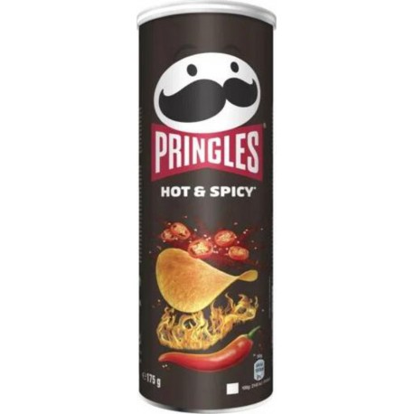 Pringles Chips tuiles Hot & Spicy goût piment et épices 175g