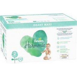 Pampers Couches Harmonie Taille 2 : 4-8Kg x78