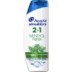 HEAD & SHOULDERS Shampoing Antipélliculaire 2 En 1 Menthe Fraîche 270ml