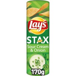 Lay's Chips Stax Sour Cream & Onion 170g