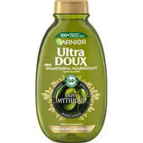 ULTRA DOUX Shampoing Nourrissant Cheveux Secs et Sensibilisés Olive Mythique 250ml