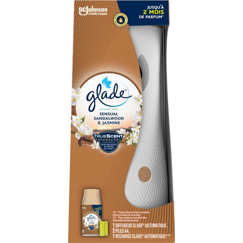 Promo Glade recharges diffuseur automatique bois de santal