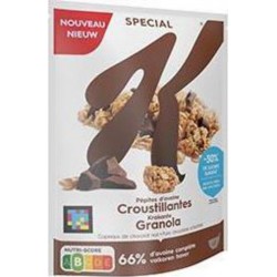 KELLOGG'S Special K - Pépites d'avoine croustillantes copeaux de chocolat noir 320g