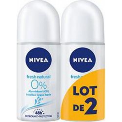 Nivea Déodorant à bille Fresh Natural 2x50ml 2 roll-on 50ml