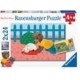 Ravensburger Puzzles 2x24 pièces - Petit Ours Brun à la maison