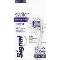 Signal Tête remplaçable brosse à dents switch souple x2