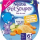 Nestlé P’tit Souper Plat du Soir Carottes Courgettes Semoule (+6 mois) par 2 pots de 200g (lot de 6 soit 12 pots)