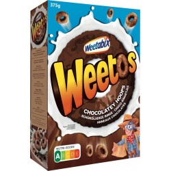 Weetabix Céréales Weetos Chocolat 375g (lot de 2)