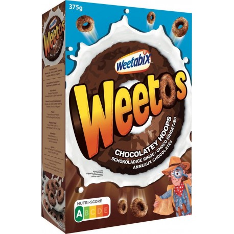 Weetabix Céréales Weetos Chocolat 375g (lot de 2)