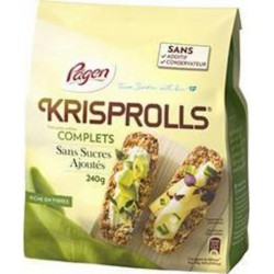 KRISPROLLS Petits pains suédois sans sucres ajoutés 240g