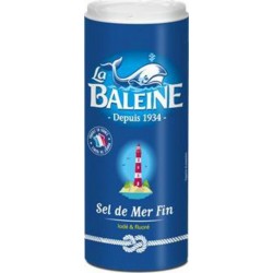 La Baleine Sel fin Iodé et fluoré 750g