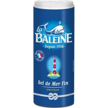 La Baleine Sel fin Iodé et fluoré 750g