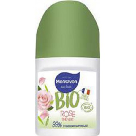 Monsavon Déodorant rose thé vert BIO 50ml