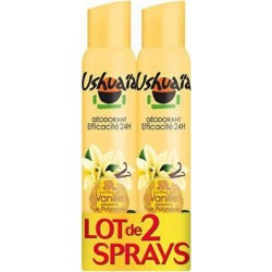 Ushuaïa Déodorant Vanille spray 2x200ml spray de 200ml