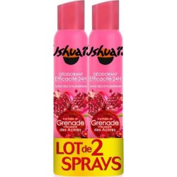 Ushuaïa Déodorant Grenade spray 2x200ml x2 sprays 200ml