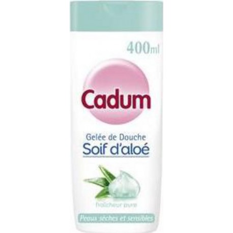 CADUM Gel de douche hydratation Végétale Soif d’Aloé 400ml