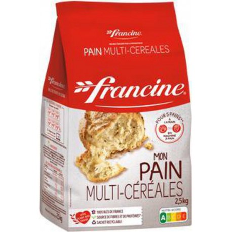 FRANCINE Préparation pour pain multi-céréales 2,5Kg