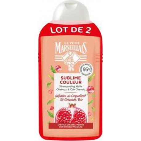 LE PETIT MARSEILLAIS Pulpe de grenade Bio 2x250ml 500ml