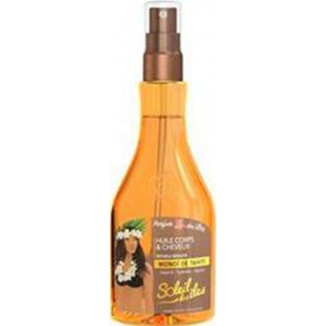 SOLEIL DES ÎLES Huile corps et cheveux monoï de Tahiti 150ml