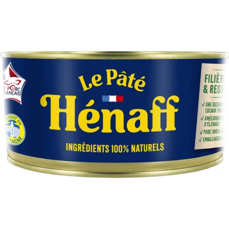 HENAFF PATE PUR PORC 1KG